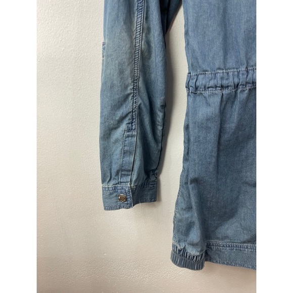 Michael Michael Kors Anorak Women’s Denim Utility Jacket 100% Cotton Size: XS - Picture 7 of 16